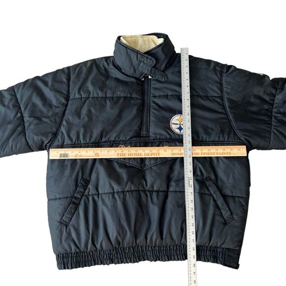 Pro Player For Foot Locker Vintage Pittsburgh Steelers Reversible Jacket Men's X - Picture 6 of 13